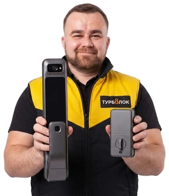 Установка умных замков в Красноярске — мастер TurboLock